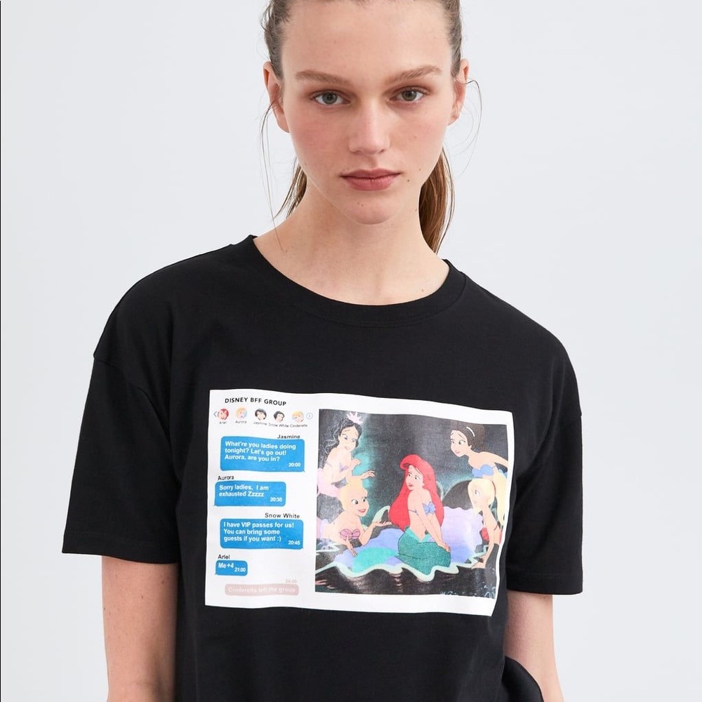 ZARA Disney Princesses Graphic Tee